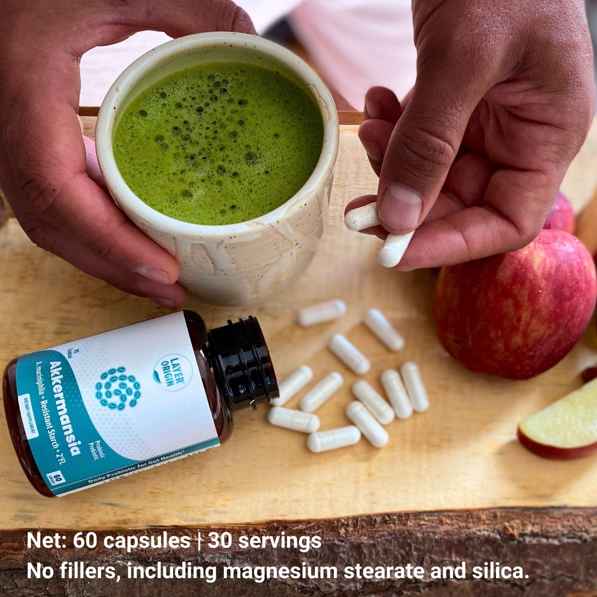 How to take Akkermansia probiotic with HMO capsule